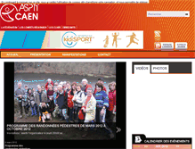 Tablet Screenshot of caen-randonnee-pedestre.asptt.com