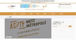 Desktop Screenshot of metzmetropole.asptt.com
