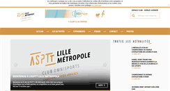 Desktop Screenshot of lillemetropole.asptt.com