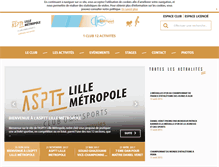 Tablet Screenshot of lillemetropole.asptt.com