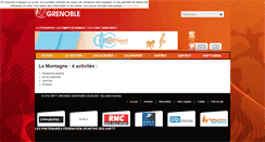 Desktop Screenshot of grenoble-montagne.asptt.com