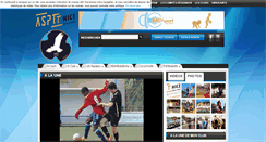 Desktop Screenshot of nice-football.asptt.com
