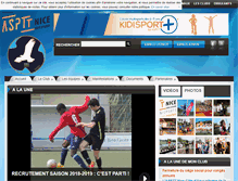 Tablet Screenshot of nice-football.asptt.com