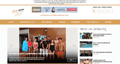 Desktop Screenshot of orleans-natation.asptt.com