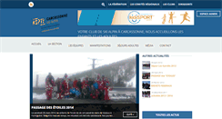 Desktop Screenshot of carcassonne-ski-alpin.asptt.com