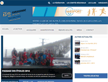 Tablet Screenshot of carcassonne-ski-alpin.asptt.com