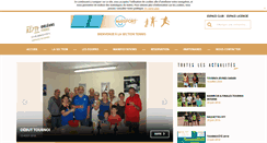 Desktop Screenshot of orleans-tennis.asptt.com
