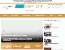 Tablet Screenshot of chateauroux.asptt.com