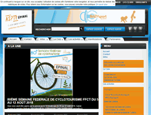 Tablet Screenshot of epinal.asptt.com