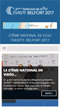Mobile Screenshot of national-de-golf.asptt.com